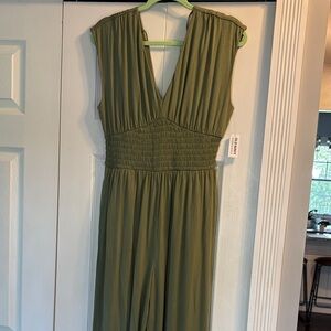 Old Navy Olive Green Jumpsuit NWT